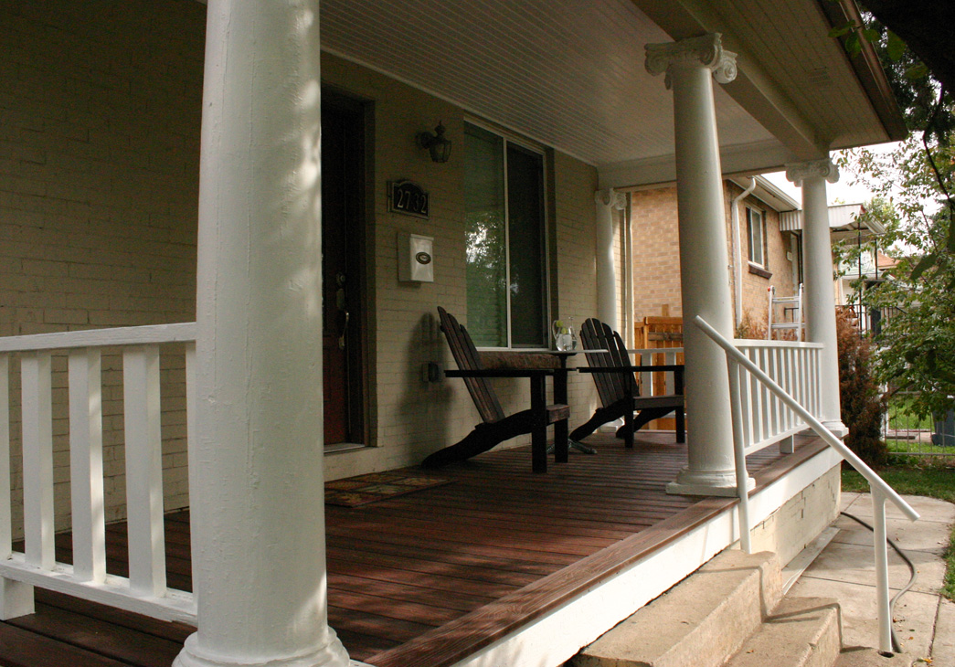 Composite Deck Installation on old home